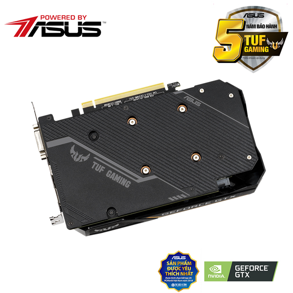 VGA Asus TUF-GTX1660-O6G Gaming (NVIDIA Geforce/ 6Gb/ GDDR5/ 192Bit)