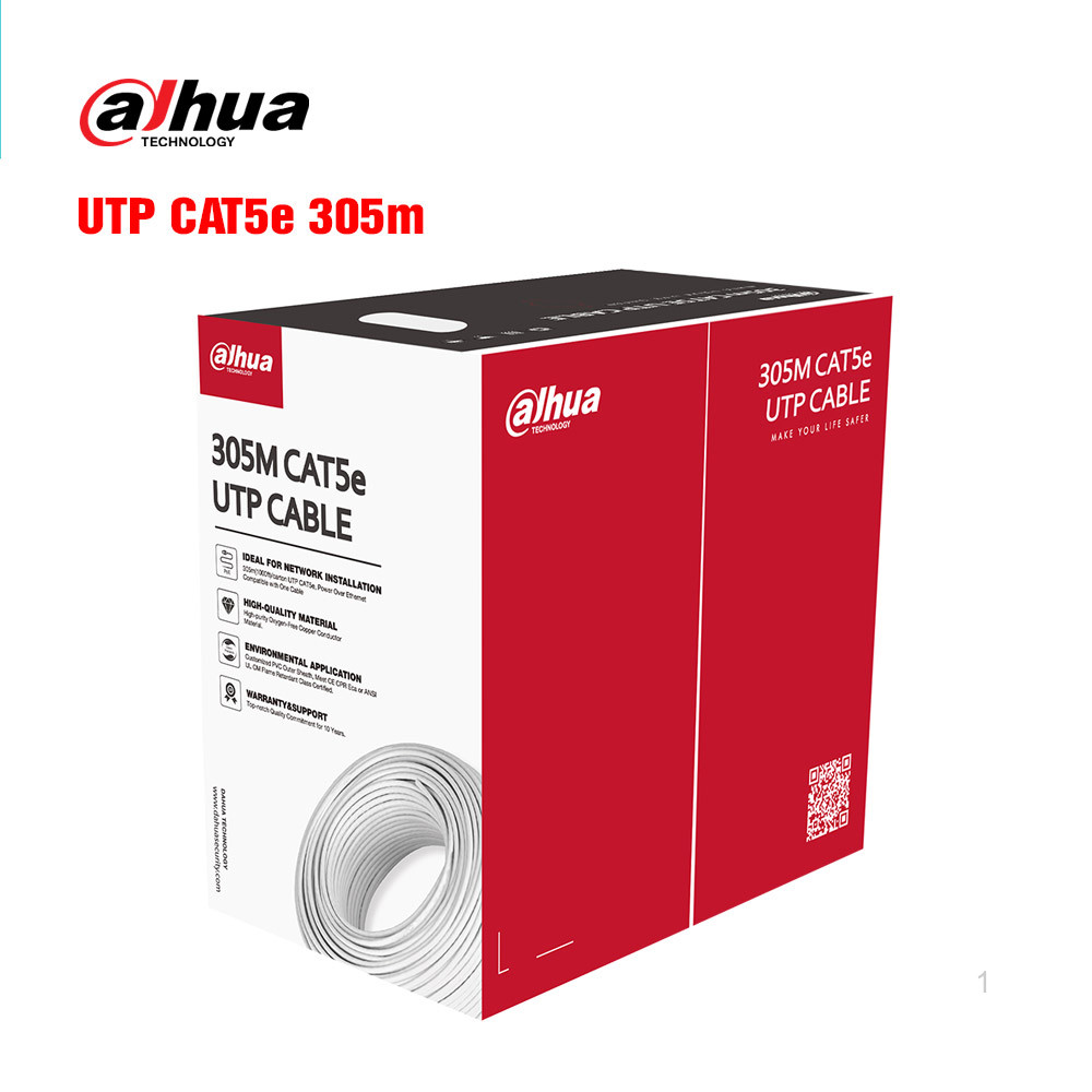 Cáp Mạng UTP Cat5e 305m Dahua DH-PFM920I-5EUN-H